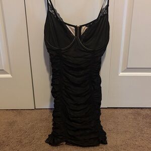 Fashion Nova Black Lace Mini Dress